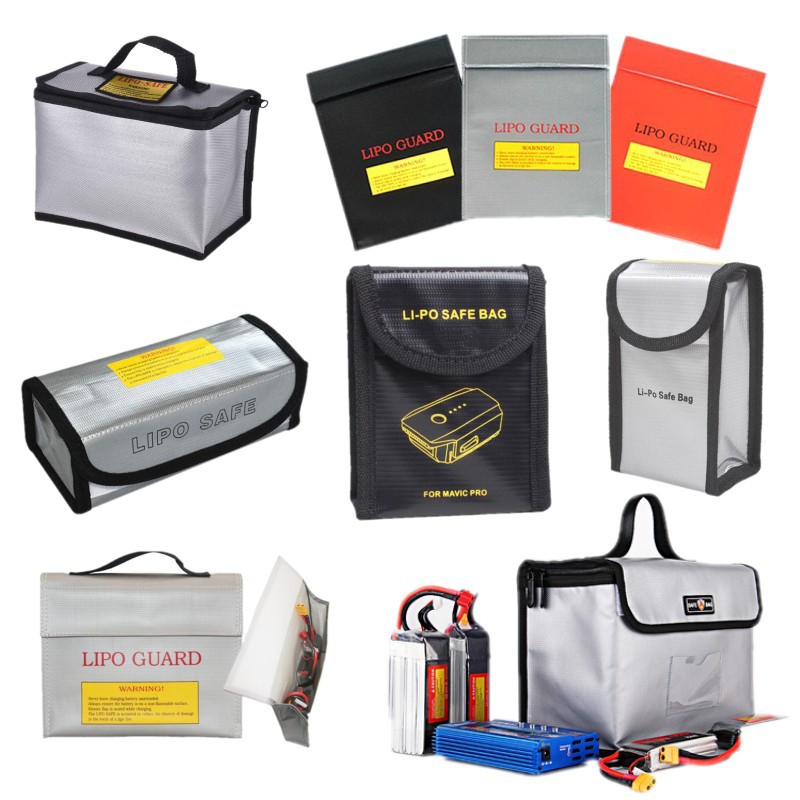 حقيبة أمان لبطارية الليثيوم مق - مراجعة Drone Battery Bag وسعره