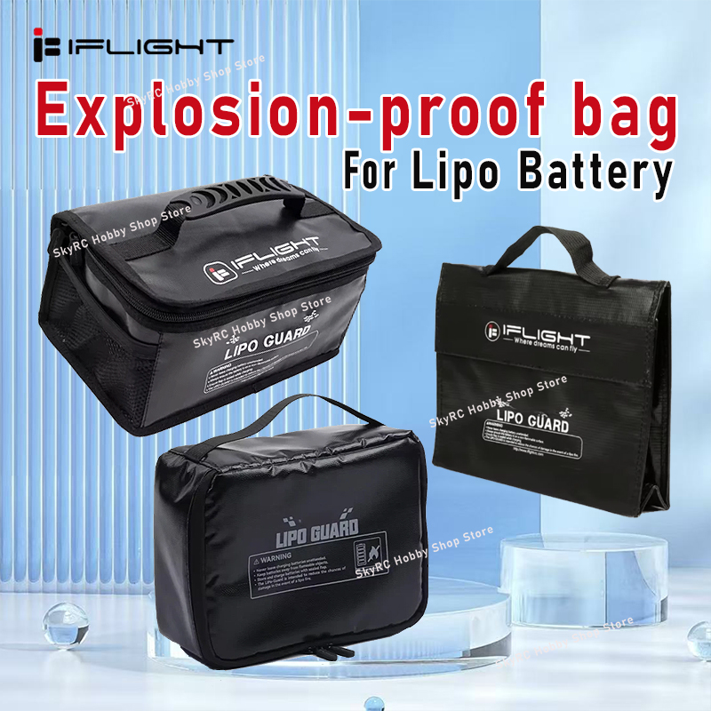 حقيبة تخزين بطاريات ليبو مضادة - مراجعة Drone Battery Bag وسعره