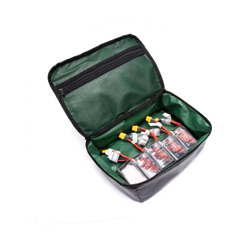 حقيبة تخزين بطاريات ليبو مضادة - مراجعة Drone Battery Bag وسعره