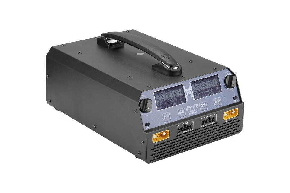 شاحن/مفرغ ذكي ثنائي القناة EV- - مراجعة Drone Battery 6S وسعره